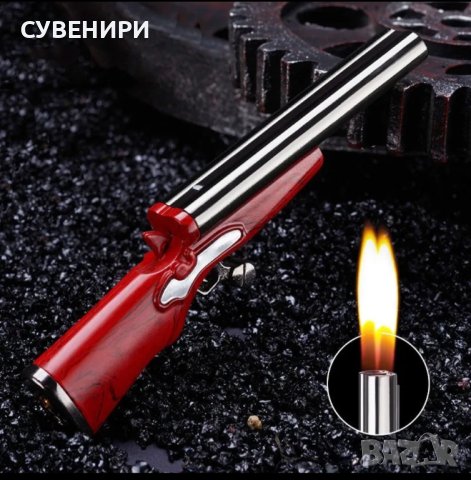 Газова запалка с формата на ловджийска пушка, снимка 1 - Запалки - 34602606