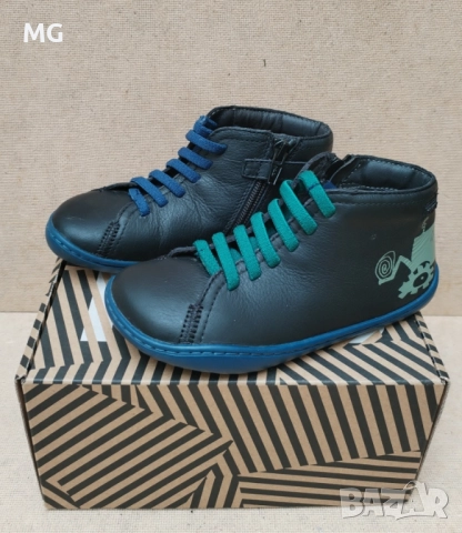 Camper TWS kids детски обувки от естествена кожа с цип #EU28/17см., снимка 8 - Детски обувки - 51945089