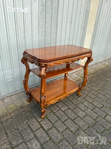 Барокова конзолна маса, снимка 6 - Антикварни и старинни предмети - 50693744