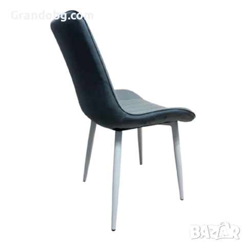 Трапезен стол Ария - тъмносив, снимка 3 - Столове - 52253104