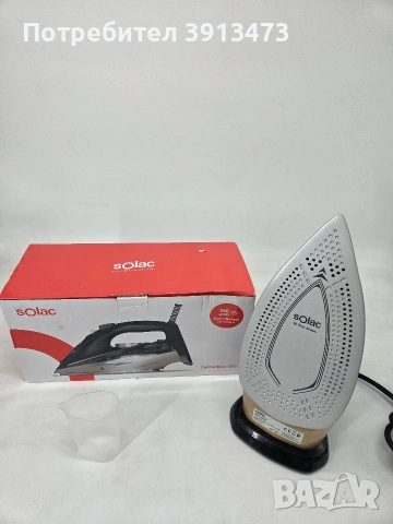 Чисто нова парна ютия Solac Optima Shine 3200., снимка 2 - Ютии - 53378916