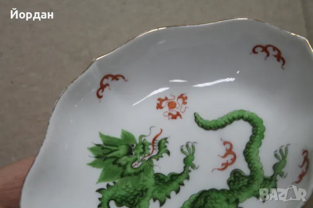 Немска порцеланова чиния ''Meissen'', снимка 4 - Колекции - 48473927