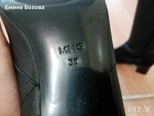 Нови черни ботуши №39, снимка 4 - Дамски ботуши - 41853870