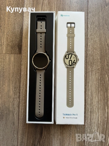 Смарт часовник Mobvoi TicWatch Pro 5, снимка 4 - Мъжки - 53811729