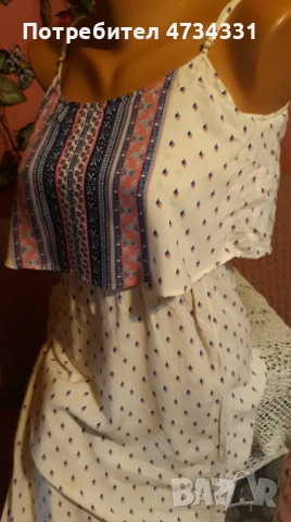 H&M Бяла Рокля, снимка 4 - Рокли - 53477517