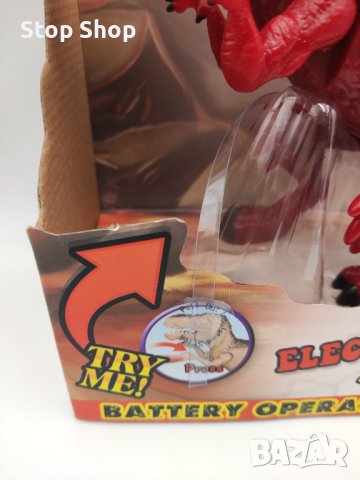 Светещ динозавър и свирещ , снимка 2 - Електрически играчки - 40888162