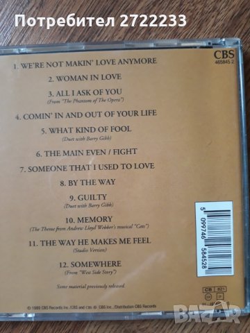 Оригинален CD Barbra Streisand, снимка 9 - CD дискове - 35791218