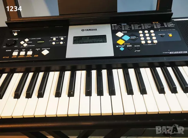 Синтезатор клавир пиано YAMAHA PSR E-223 с 5 октави, снимка 9 - Синтезатори - 55949284