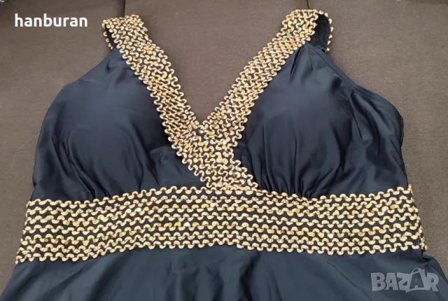 Черен дамски бански , снимка 3 - Бански костюми - 47826435