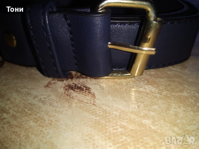 Нов Дамски Стилен Кожен Колан 120см., снимка 6 - Колани - 52563183