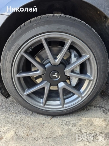 Tesla Model 3 - Капак за джанта Wheel Center Cap Hubcaps Rim Covers, снимка 4 - Аксесоари и консумативи - 53694682