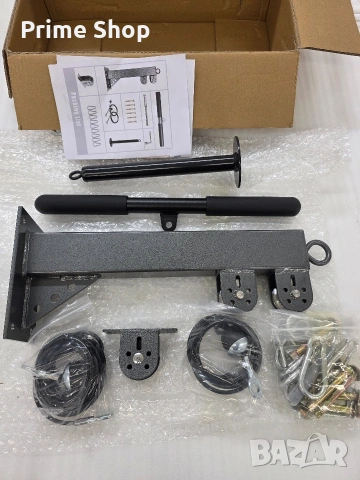 Фитнес скрипец за стена с горна и долна тяга, снимка 9 - Фитнес уреди - 53642560