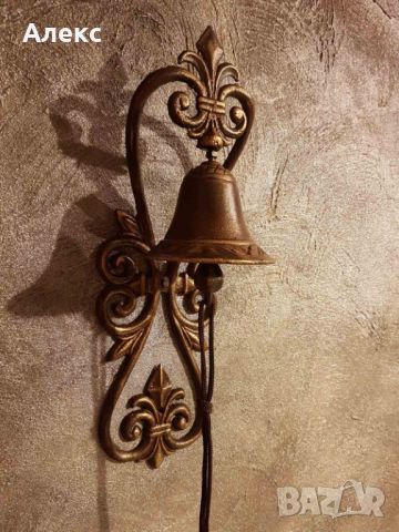 Чугунена камбана с прекрасен звън!, снимка 4 - Градински мебели, декорация  - 36323390