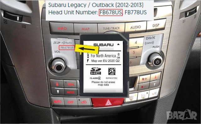 🚗 2023 СД карта SUBARU ъпдейт навигaция GEN2 Субару Outback/FORESTER SD card обновление map update, снимка 17 - Навигация за кола - 35698294