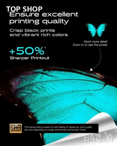 iNKPAD LC426 LC-426 касети с мастило, съвместими за Brother LC-426XL (4 касети), снимка 4 - Консумативи за принтери - 49957216