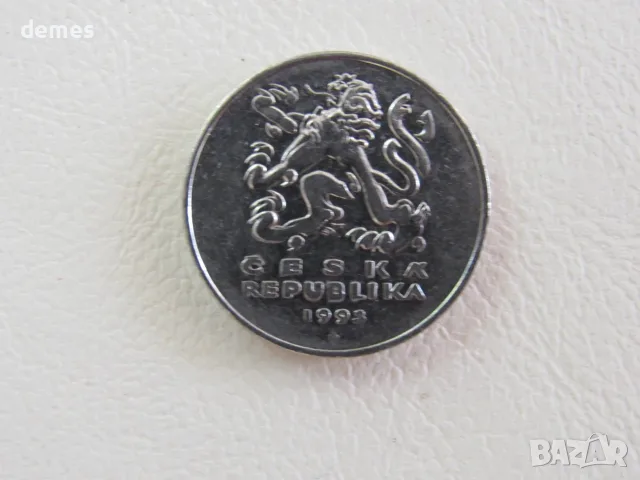 5 крони 1993 година-Чехословакия 255D, снимка 4 - Нумизматика и бонистика - 55804648