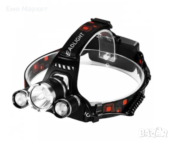 USB LED челник 5000 Lm, Осветителна площ 400 м, Регулируем, снимка 5 - Къмпинг осветление - 49263325