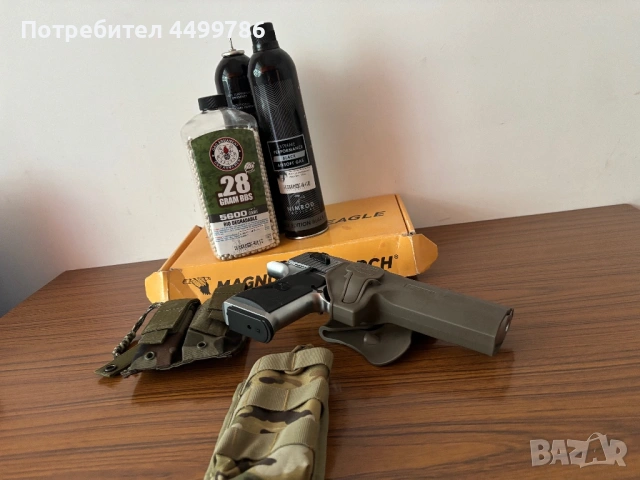 Desert Eagle Air soft , снимка 10 - Въздушно оръжие - 53537660