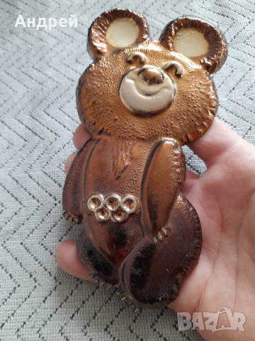 Стар сувенир Мечето Миша #2, снимка 4 - Други ценни предмети - 44656792