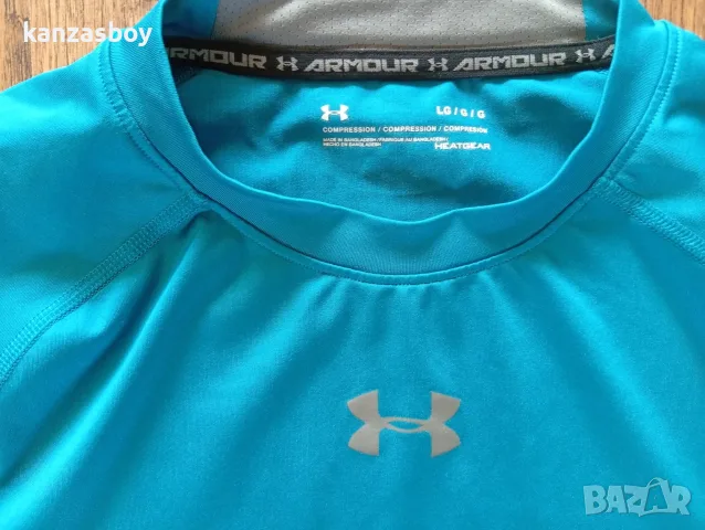 Under Armour HeatGear Compression Shirt -  мъжка тениска р-р L, снимка 2 - Тениски - 55887274