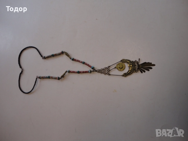 Уникално перуанско колие слънце и луна Tumi, снимка 10 - Колиета, медальони, синджири - 52664762