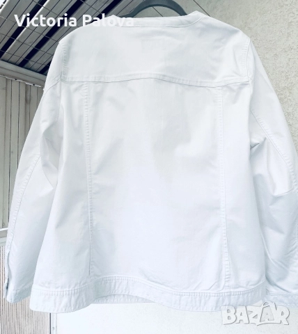 Класическо бяло яке деним премиум, снимка 8 - Якета - 52536458