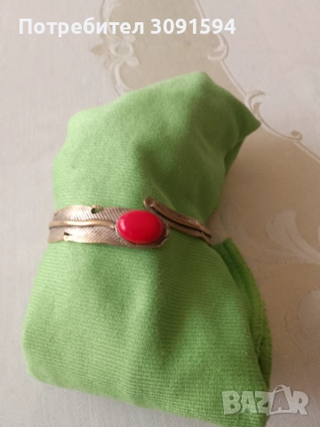 Винтидж индийска гривна със корал , снимка 7 - Гривни - 51933611