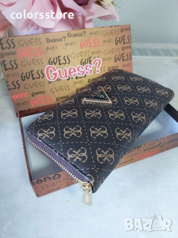 Кафяво портмоне Guess КОДSG438, снимка 3 - Портфейли, портмонета - 37541990