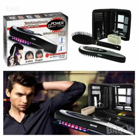 Лазерен гребен за стимулиране растежа на косата, снимка 17 - Аксесоари за коса - 48744067