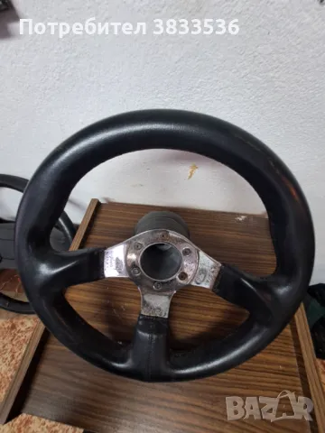 SIK ретро спортен волан със фланец , от Vw Golf / Jetta  Mk2, снимка 3 - Части - 49687057