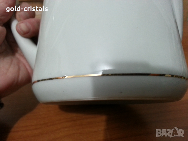 Стар български порцелан кана чийник, снимка 7 - Антикварни и старинни предмети - 34177743