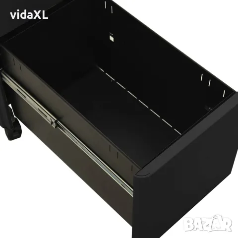 vidaXL Мобилен офис шкаф, антрацит, 30x45x59 см, стомана, снимка 6 - Шкафове - 56147090