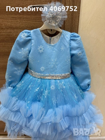 Официална рокля за момиче 3-4г, снимка 2 - Детски рокли и поли - 53368170