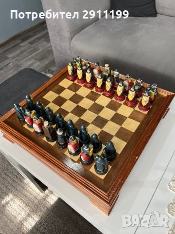 Уникален порцеланов шах