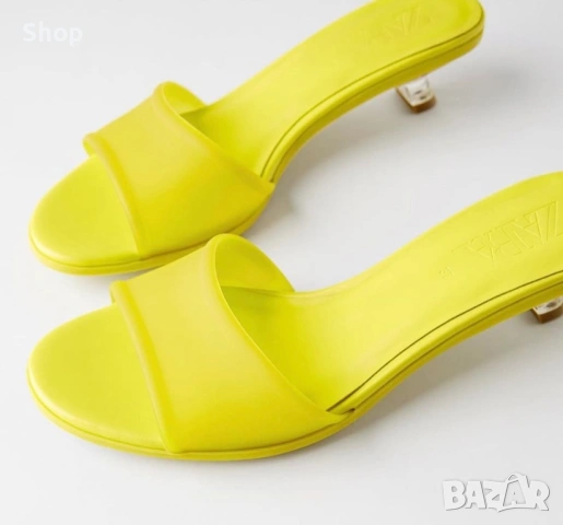 Сандали на ток на Zara 