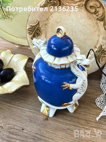 Порцеланова лампа Satsuma, снимка 3 - Антикварни и старинни предмети - 56110282