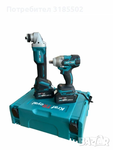 Акумулаторен ударен винтоверт и безчетков ъглошлайф /36V, 8Ah/, снимка 2 - Винтоверти - 51251979