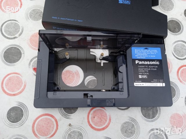 Касета адаптор Panasonic S-VHS, снимка 2 - Плейъри, домашно кино, прожектори - 39236926