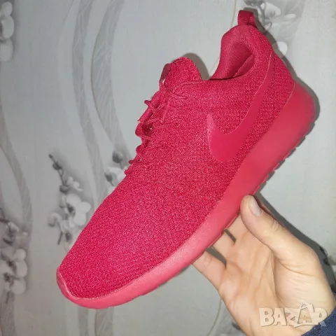 маратонки NIKE ROSHE ONE  Triple RED  номер 44,5-45, снимка 13 - Маратонки - 37806600