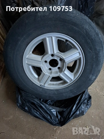 4 бр. Алуминиеви джанти 15'' за SUV + гуми, снимка 5 - Гуми и джанти - 53309123