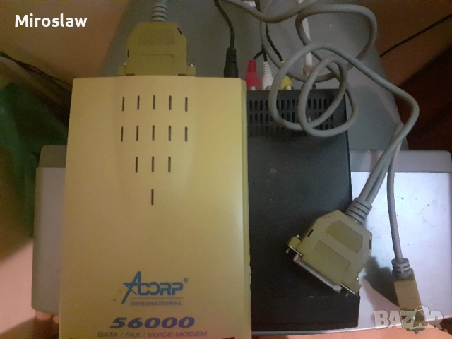 Aналогов модем , снимка 2 - Рутери - 53048689