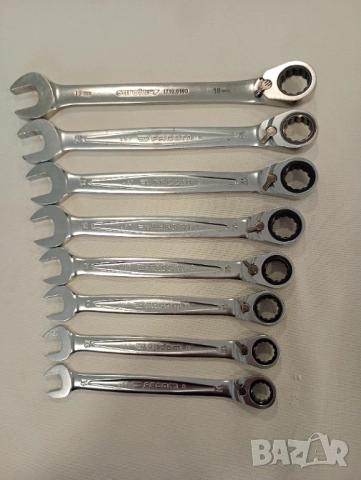 Facom звездогаечни ключове с тресчотка 8 бр