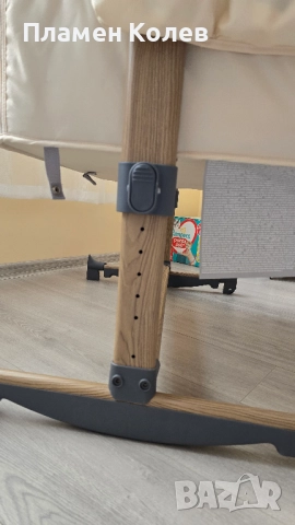 Детска кошара Co-Sleeper с люлка Lionelo Leonie, Beige Sand, снимка 7 - Кошарки - 52521948