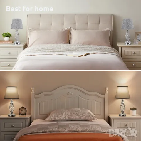  Комплект от 2 нощни лампи със сензорно регулиране Kakanuo, снимка 5 - Настолни лампи - 50034465