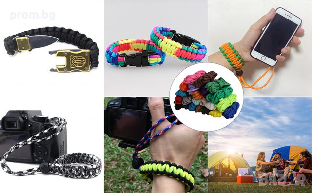 дървен стан за плетене на гривни, Паракорд, въжета, Paracord, снимка 8 - Други - 39630191