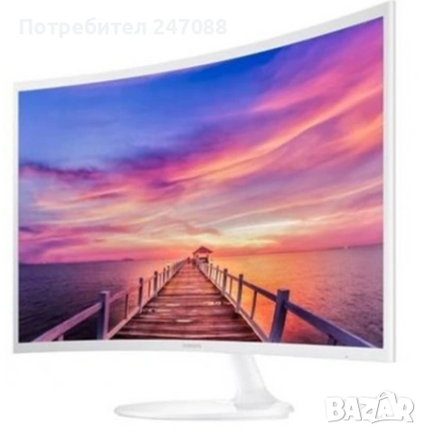 Продавам монитор Samsung C32F391FWU 32 FHD Curved, White, снимка 2 - Монитори - 53770719