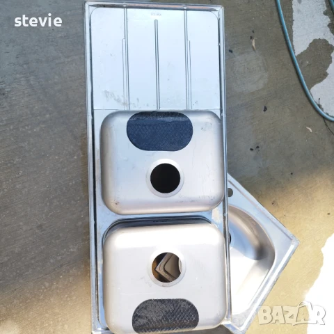 Мивка Алпака двойна 115 см.