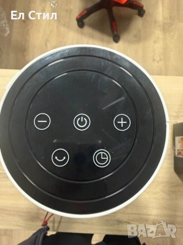 Вентилаторна печка 2-в-1 с керамичен нагревател, осцилация 60°, дистанционно и LED дисплей, снимка 13 - Други - 53586467