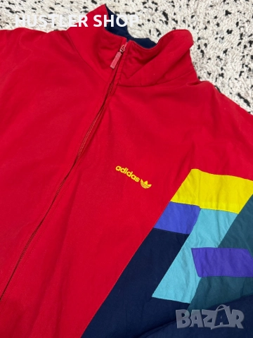 Мъжко горнище VINTAGE ADIDAS 90s TRACK JACKET. Размер L, снимка 2 - Спортни дрехи, екипи - 52940496