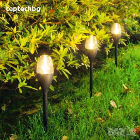 Соларни свещи за градина 6 броя, снимка 4 - Соларни лампи - 40730972